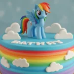 24 Stunning Rainbow Dash Cake Ideas