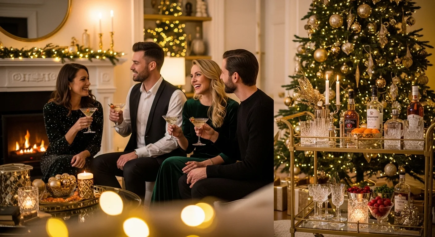 26 Chic Christmas Cocktail Party Ideas for Adults - craftedwizard.com