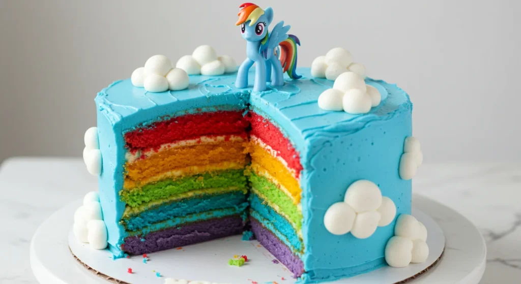 How to Make a Magical Rainbow Dash Cake Kids Will Love