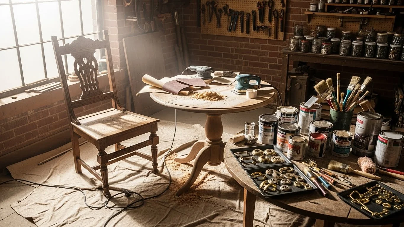 How to Upcycle Old Furniture Into Modern Masterpieces - craftedwizard.com