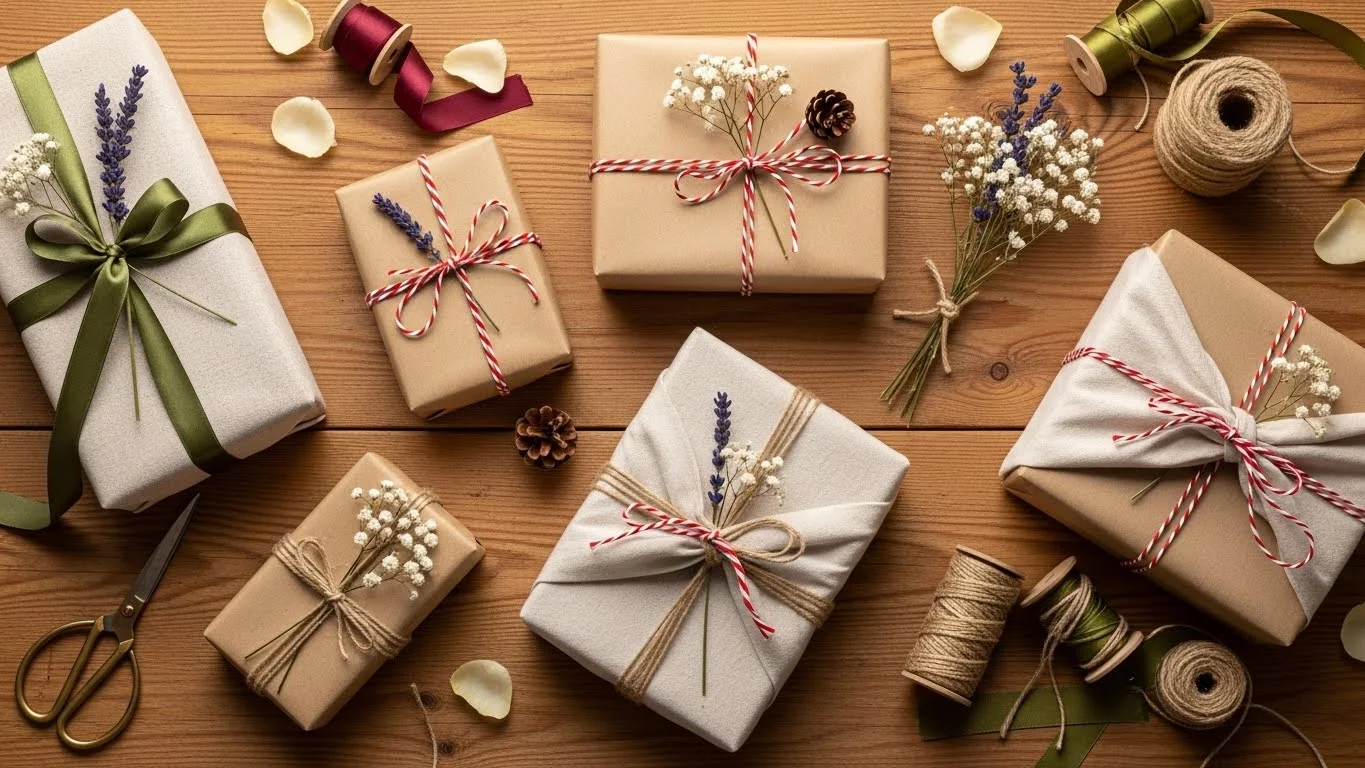 How to Wrap Gifts Creatively - craftedwizard.com
