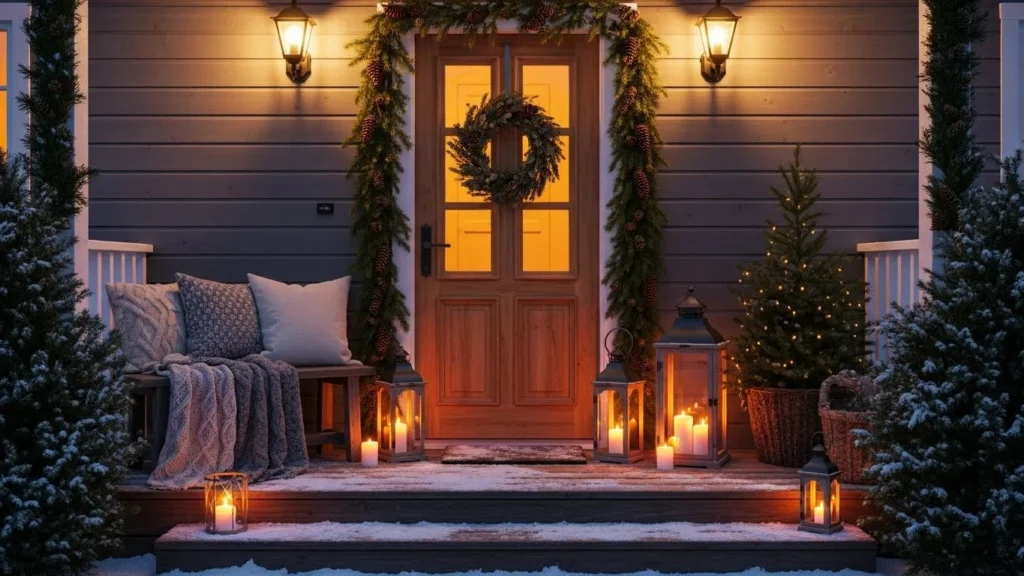 25 Welcoming DIY Winter Porch Decor That Greets Your Guests
