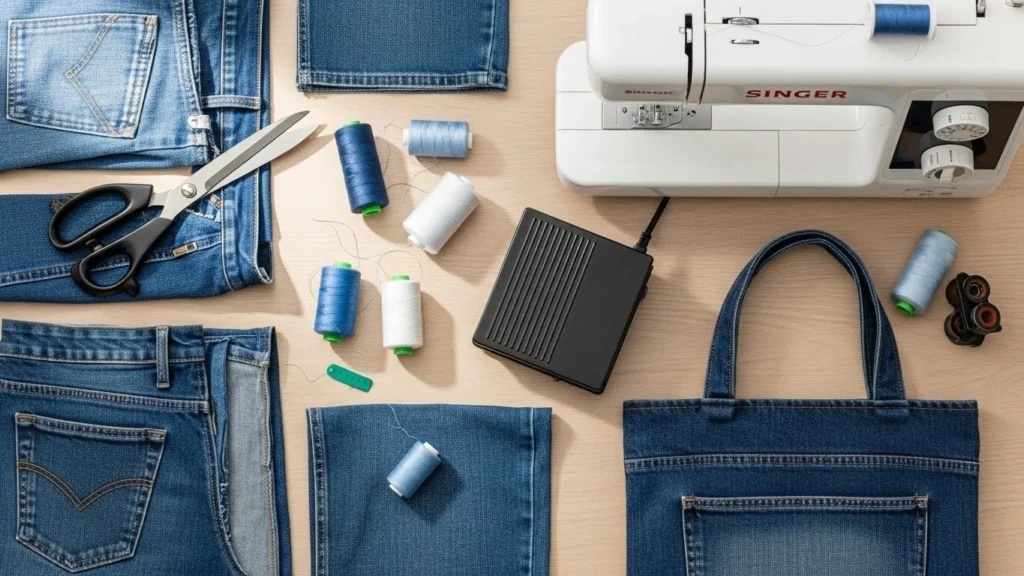 How to Upcycle Old Jeans Into Trendy Bags