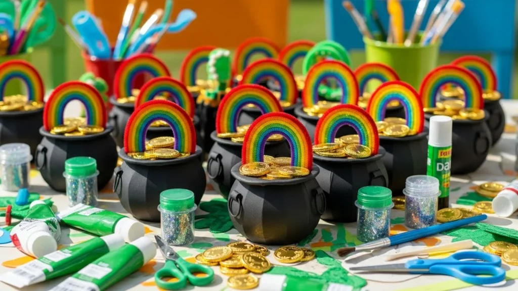 24 Magical St Patrick’s Day Pot of Gold Crafts Kids Adore