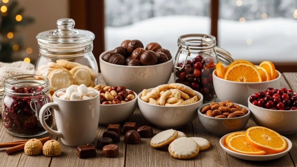 22 Organised DIY Winter Snack Bar Setup That Keeps Guests Happy