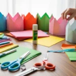 24 Origami Paper Crown Ideas for Parties & Play