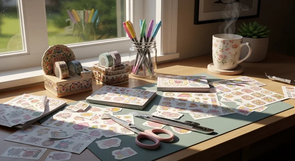 How to Cut Aesthetic Stickers by Hand Without Mistakes