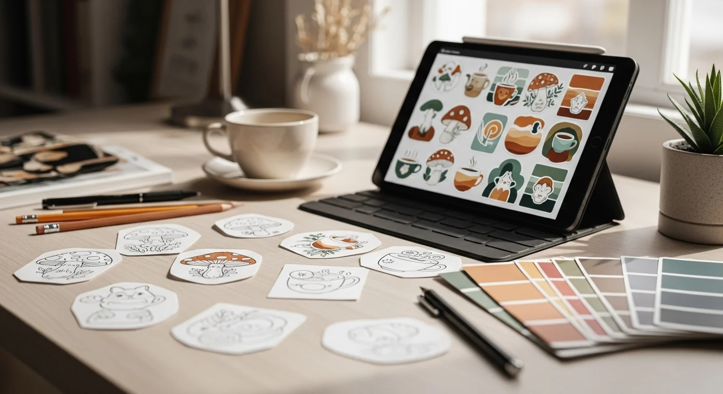 How to Design Aesthetic Stickers Like a Pro - craftedwizard.com
