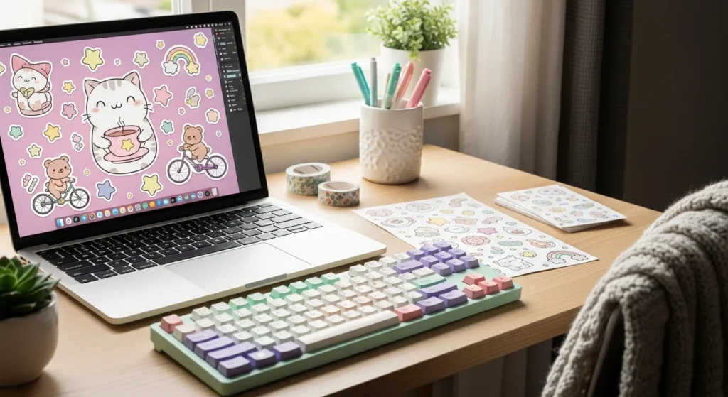 How to Print Aesthetic Stickers at Home Easily