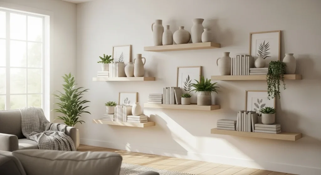 How to Style Shelves So They Look Balanced and Beautiful