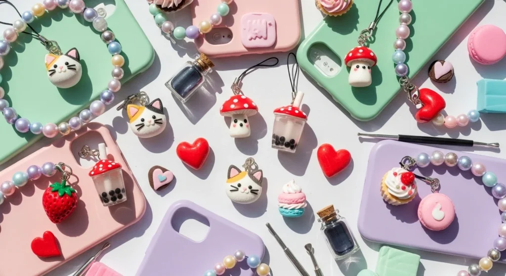 22 Cute Clay Phone Charms Trending On Pinterest Craftedwizard