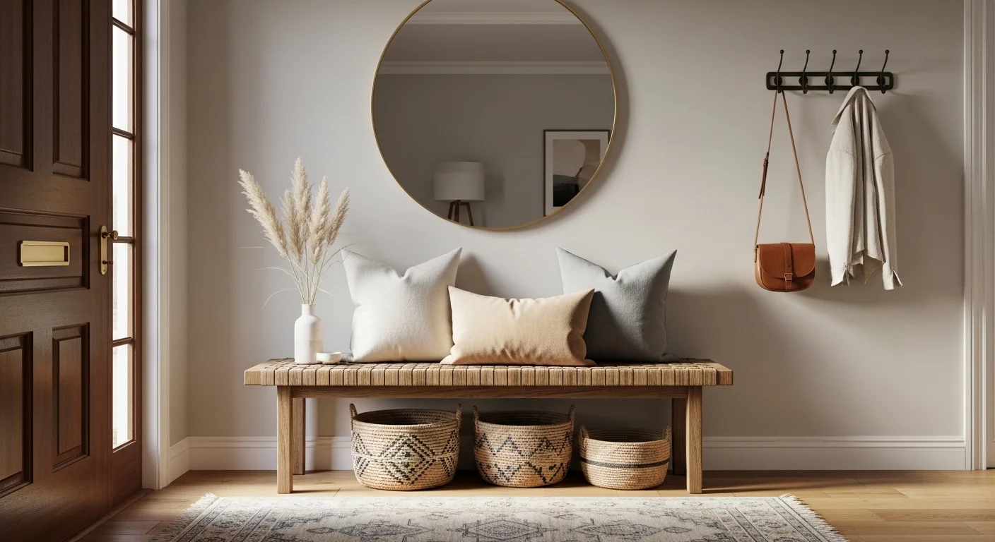 20 Gorgeous Entryway Bench Decor Ideas for Stylish Everyday Storage ...