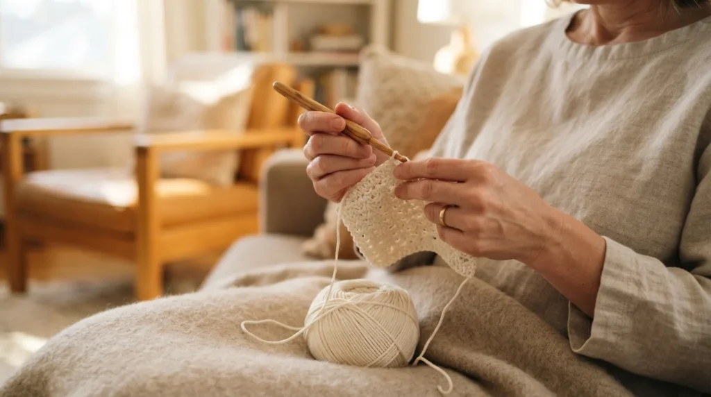 How to Hold a Crochet Hook Without Hand Pain (Beginner Guide)