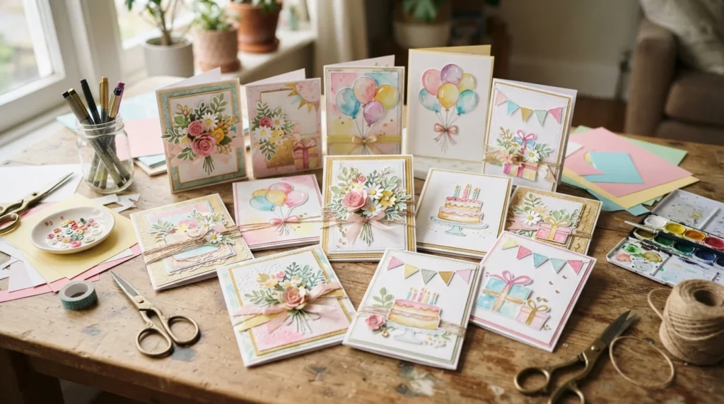 27 Gorgeous Handmade Birthday Card Ideas to Create Meaningful Homemade Greetings