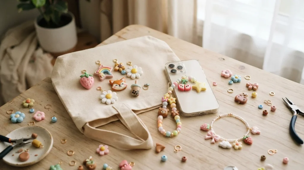 29 Unique Polymer Clay Charm Ideas for Bags, Phones, and Bracelets