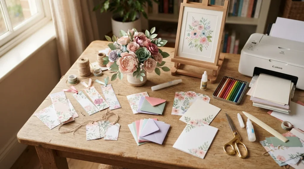 27 Aesthetic Printable Paper Crafts to Create Beautiful Handmade Projects