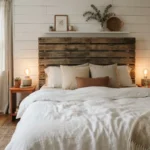 How to Make a Pallet Headboard for a Rustic Bedroom Makeover