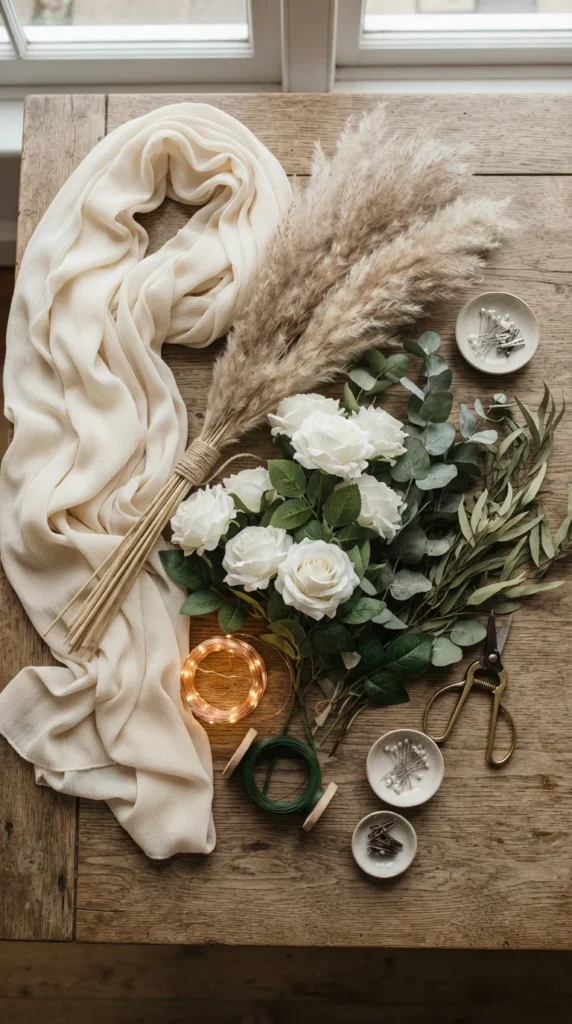 How to Make a Wedding Backdrop for a Stunning Ceremony or Photo Area ...